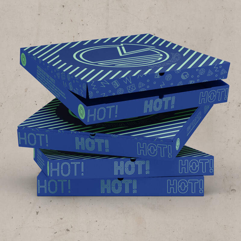 PizzaElectric recycled pizza packaging