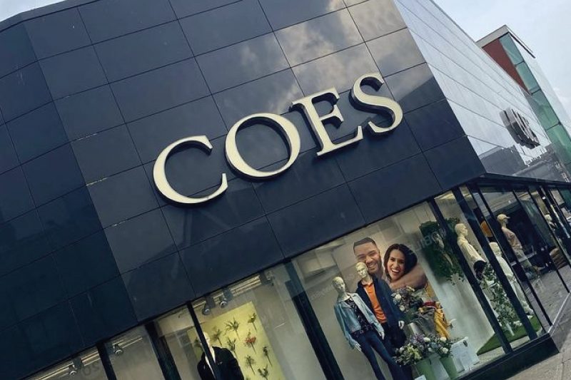 Coes window display Design/photography WHAT associates