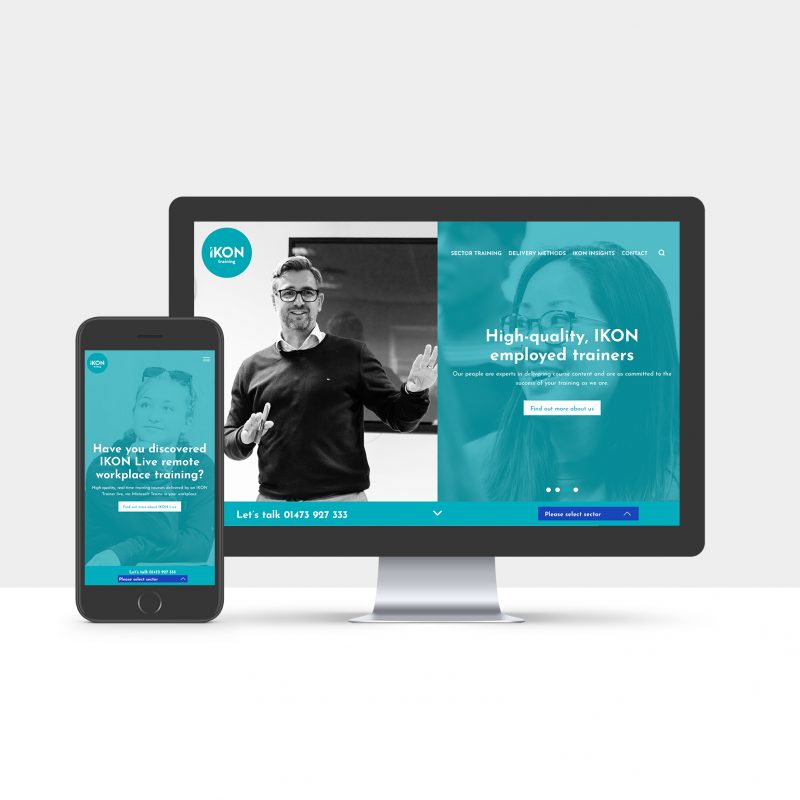 Website v.2 for IKON Training