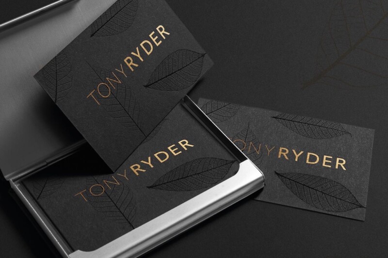 Brand identity for Tony Ryder - Residential and Commercial design