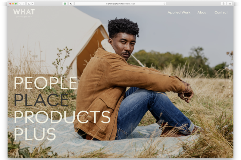 WHAT photography website