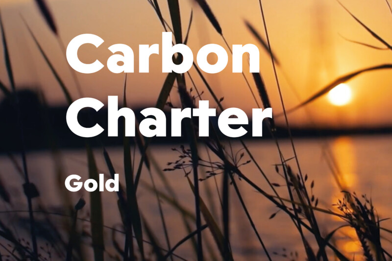 Carbon Charter Gold Award for our Sustainable Achievements