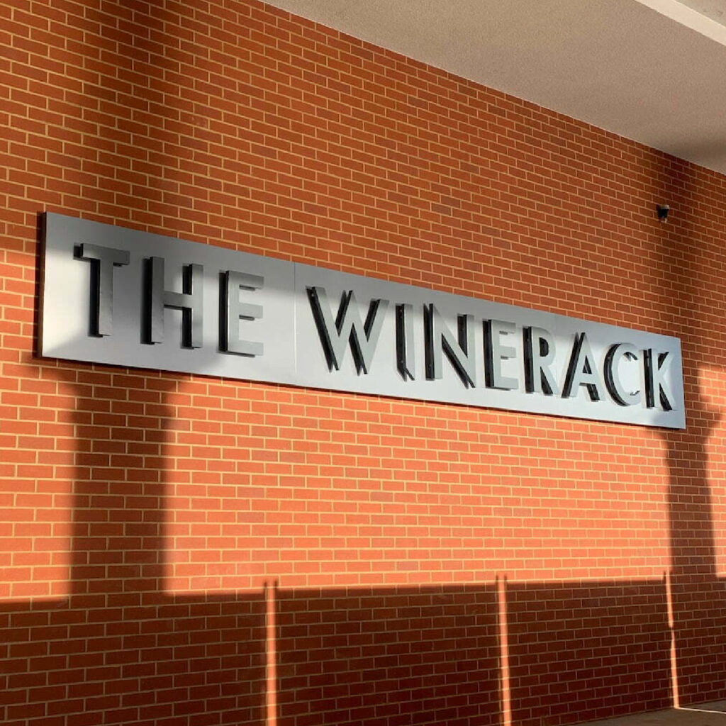 WHAT associates signage project for The Winerack Apartments, Ipswich 
