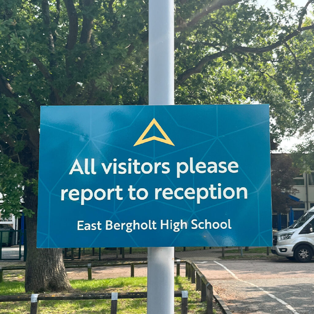 WHAT associates signage project for Penrose Learning Trust, East Bergholt High School