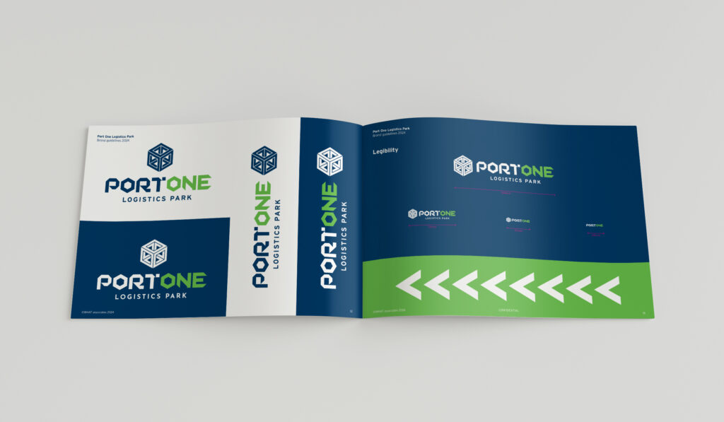 Port One Logistics Park Brand Identity WHAT associates