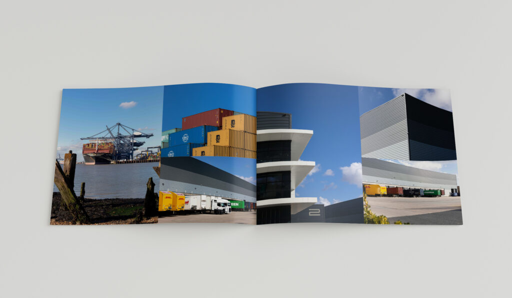 Port One Logistics Park Brand Identity WHAT associates
