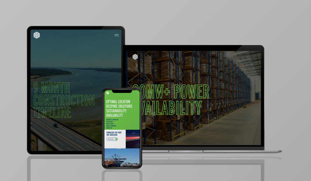 Port One Logistics Park Brand Identity WHAT associates