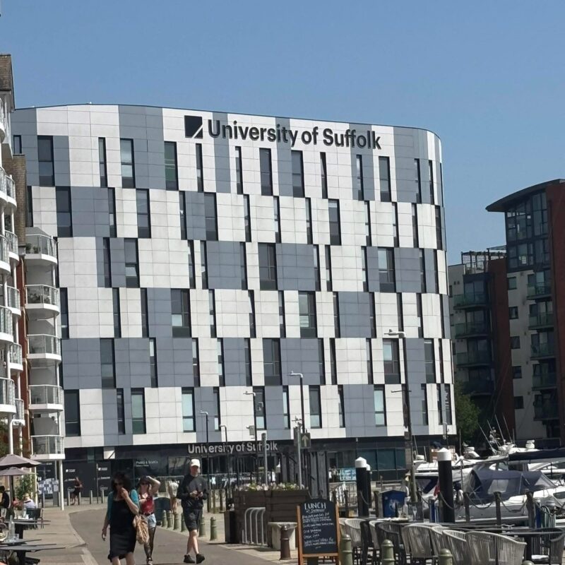 UoS Waterfront Building Signage