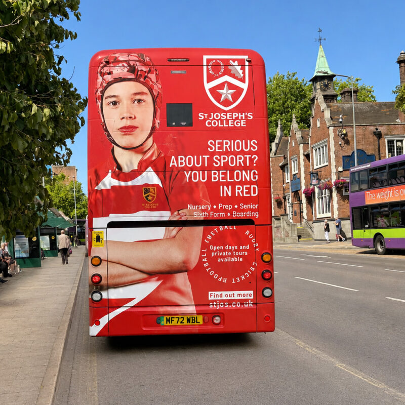 Big ‘In Red’ Bus!